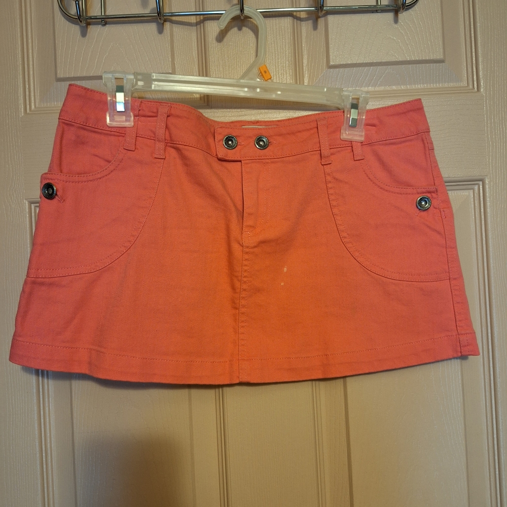 Anchor Blue Hot Pink Mini Skirt
